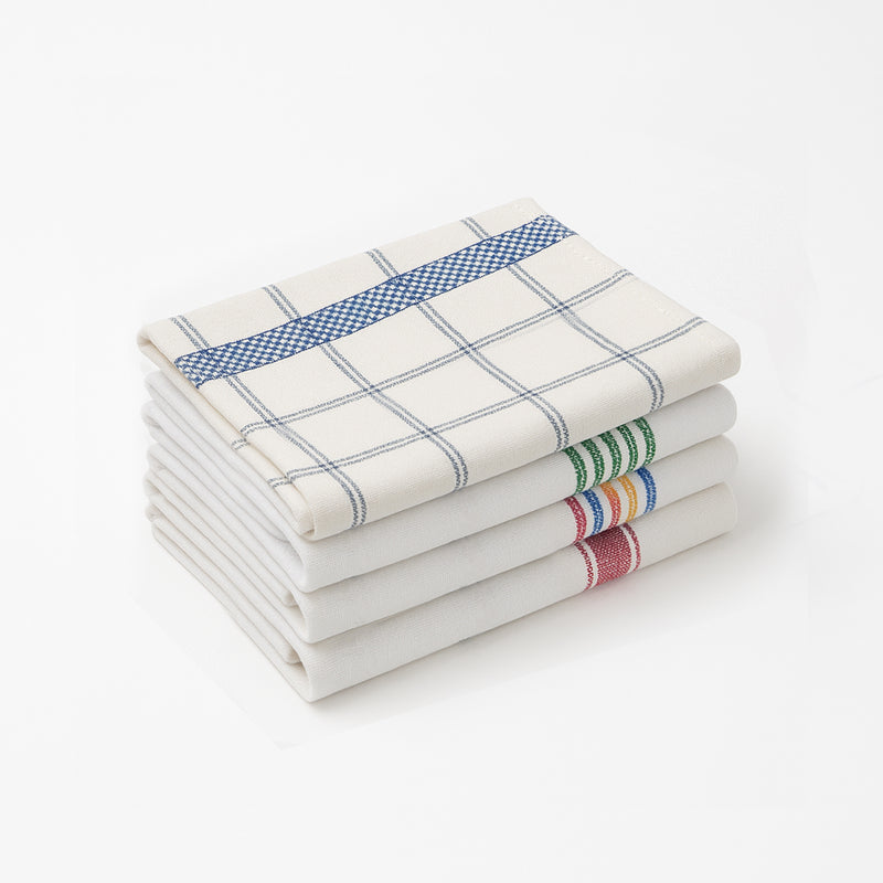 Kitchen Towel - Pack of 4 - 18" x 26" - Dish Towel - Cotton Blend for Lasting  and Quick Dry