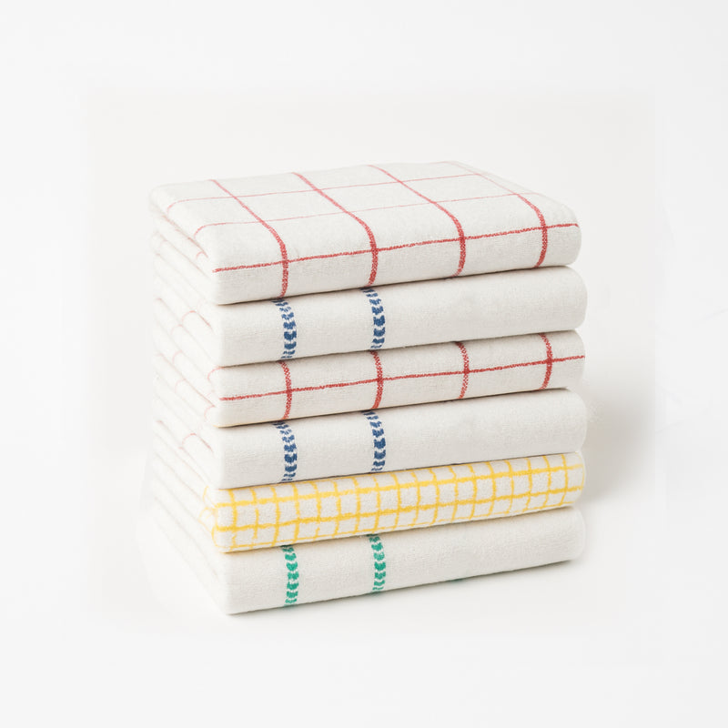Kitchen Towel  - Pack of 6 - Dish Towel - Highly Absorbent and Quick Dry