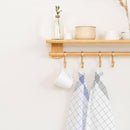 Black and Blue Kitchen Towel - Pack of 4 - 20" x 28" - Dish Towel - Long Lasting and Quick Dry