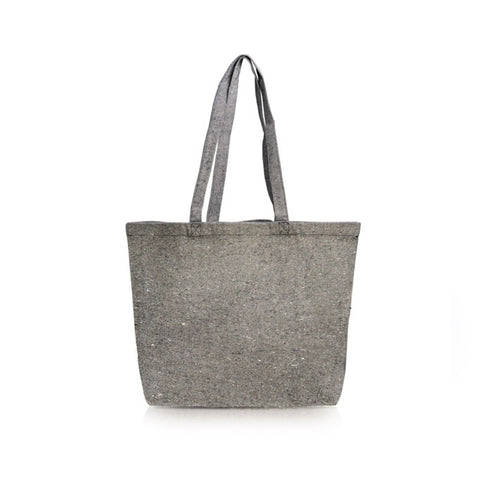 Stylish Recycled Canvas Tote Bags in Granite