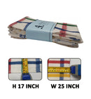 Multi Color Lightweight Waffle Dish Towels, Cleaning Towels and Cotton Rich Bar Towels. pack of 4, Perfect for Everyday Use (18"x26")