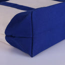 Canvas Tote Bag - Blue - 21" x 15" - Top Zipper - External Pocket